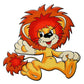 Cartoon Lion Beads Art Craft