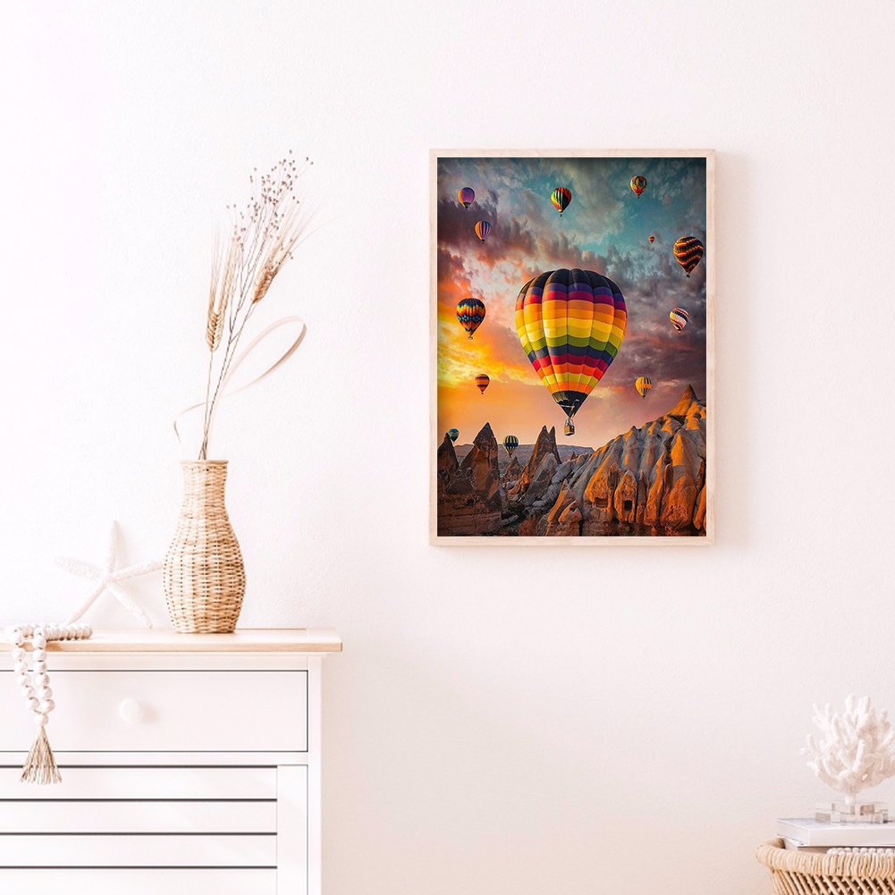 Diamond Painting - Full Round - Hot Air Balloon C
