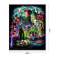 DIY Crazy Witch Hand Painted Canvas Picture Craft Kit Gift Home Living Room Decoration