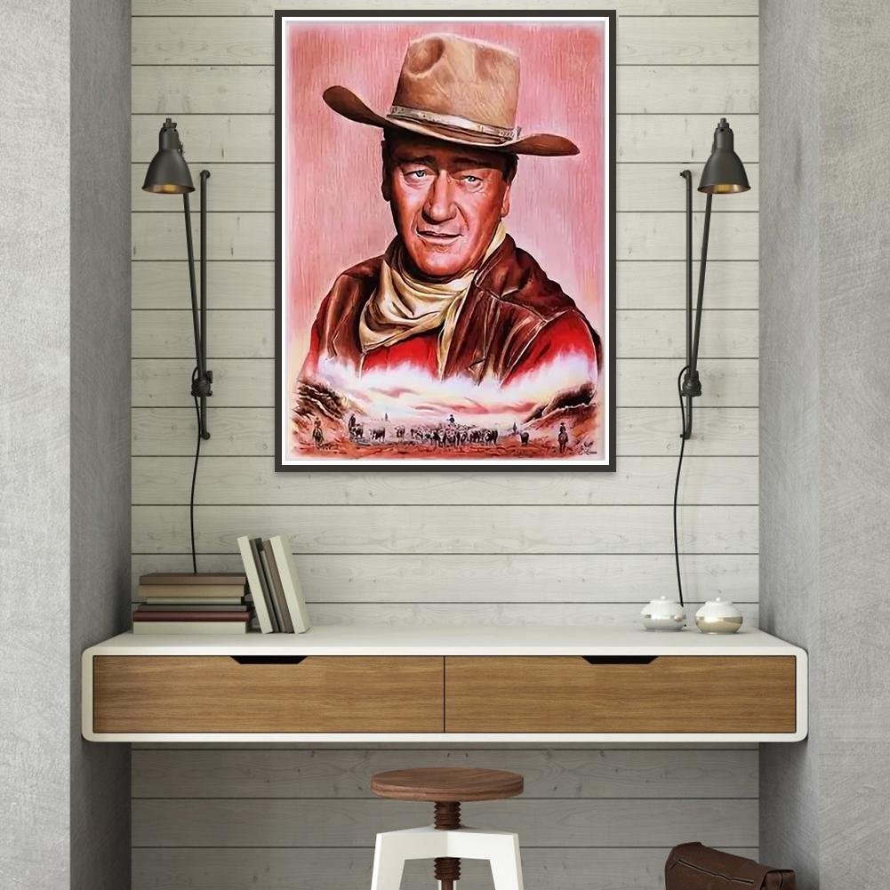 Diamond Painting - Full Round - Western Cowboy A
