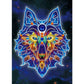 Luminous DIY 5D Crystal Rhinestone Diamond Painting Kit Wolf