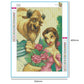 Diamond Painting - Full Round - Beauty & Beast Princess
