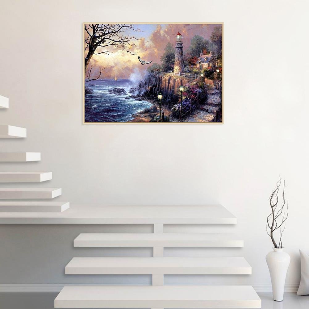 Diamond Painting - Full Round - Lighthouse Scenery