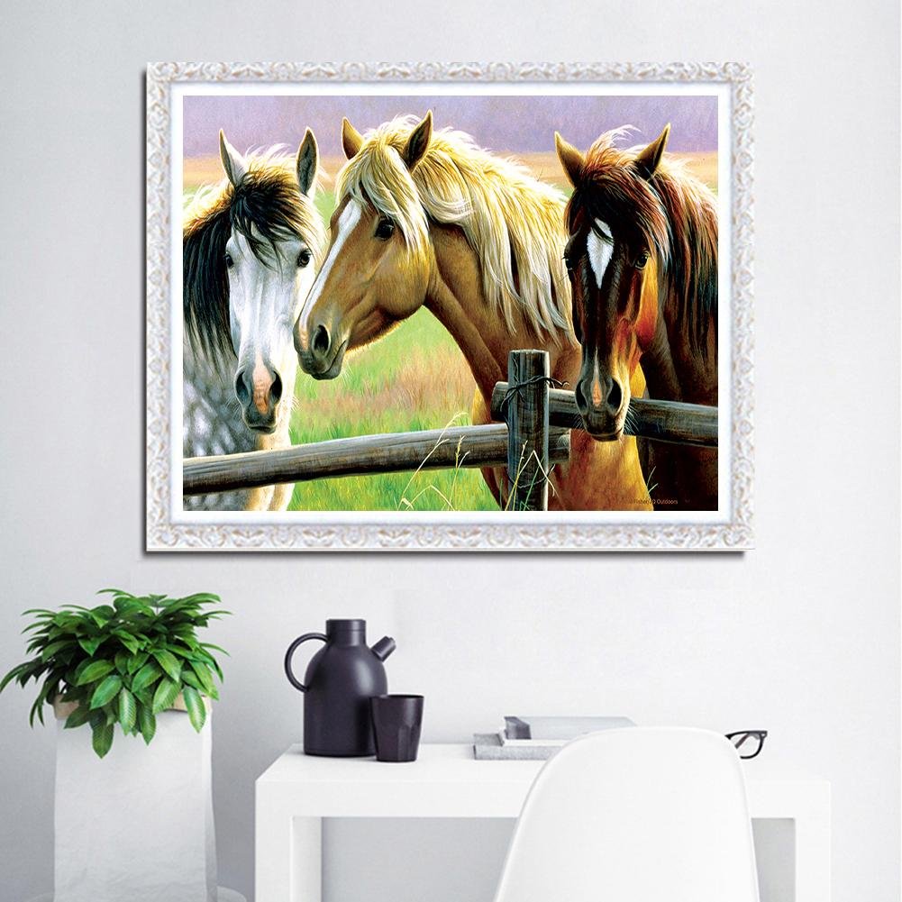 Diamond Painting - Full Round - Horse F
