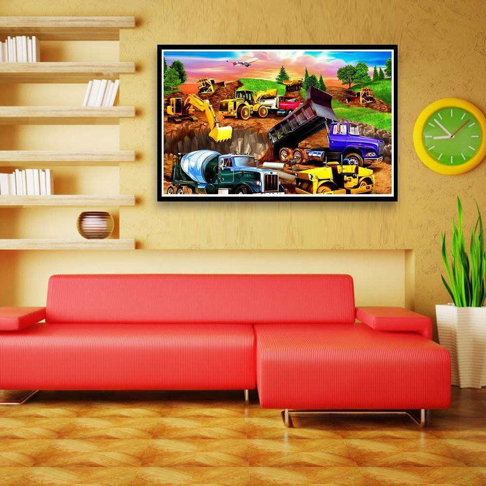 Diamond Painting - Full Round - Cars B