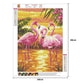 5D DIY Diamond Painting Kit - Full Round - Flamingo B