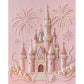 DIY Pearl Painting With Frame - Handmade Self-Adhesive Pearls - Castle (40*50cm) A