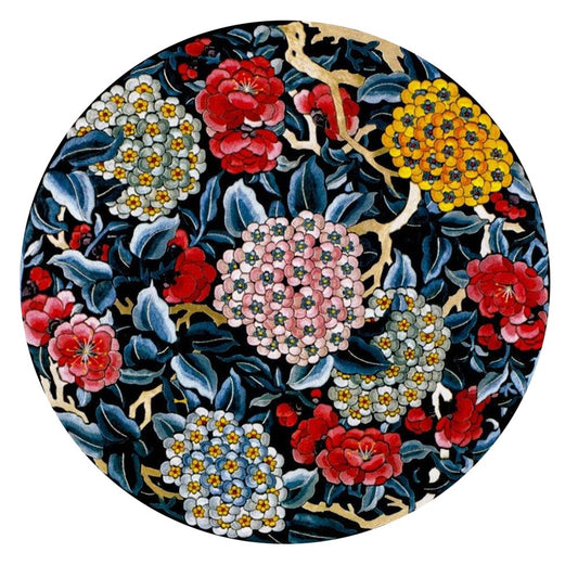 11CT Stamped Cross Stitch Retro Flower (40*40cm)
