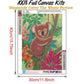 Diamond Painting - Full Round - Flower Koala