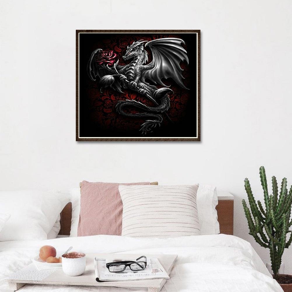 Diamond Painting - Full Round - Flying Dragon A