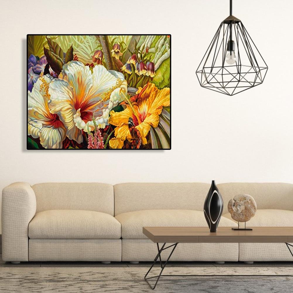 Paint By Number - Oil Painting - Warm Flower (40*50cm)
