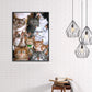 Diamond Painting - Full Round - Cats Family