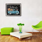 Diamond Painting - Full Round - Blue Car Blackboard