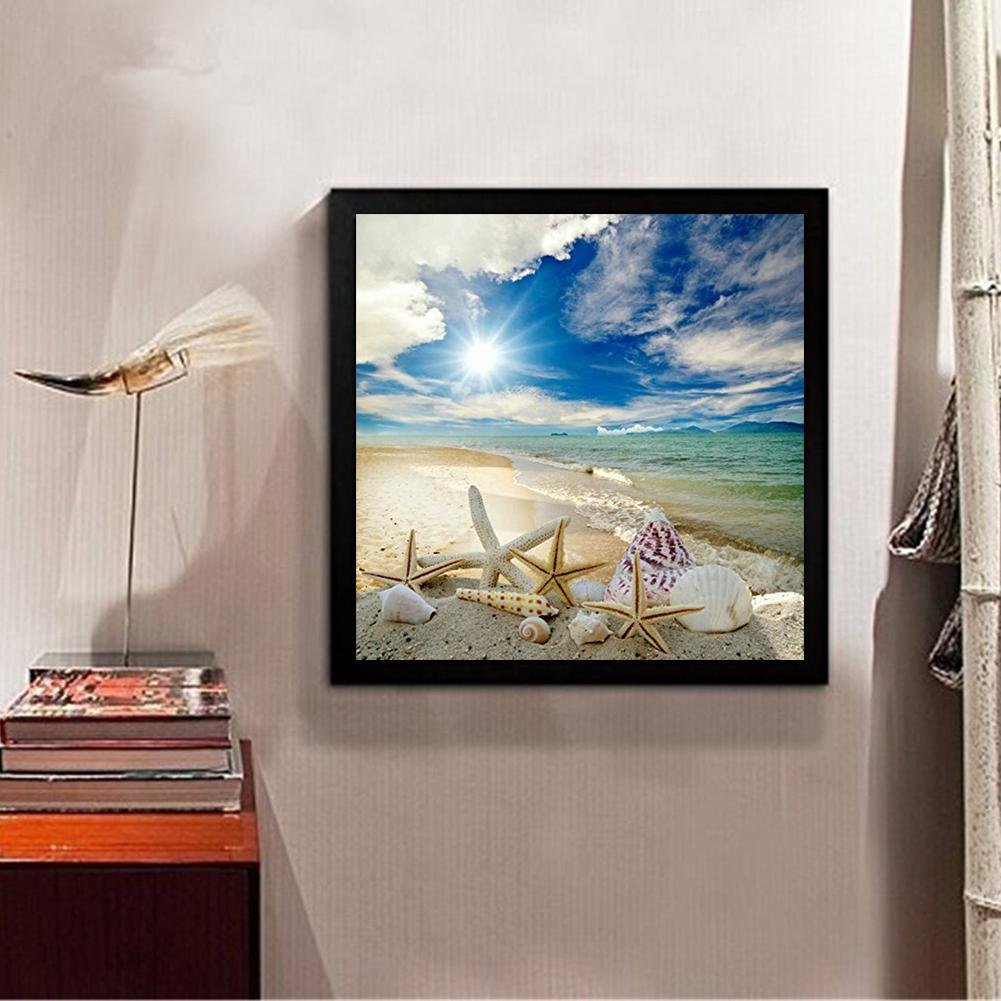 Diamond Painting - Full Round - Beach Sea Star A
