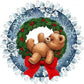 Diamond Painting - Full Round - Xmas Bear