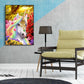 Diamond Painting - Full Round - Unicorn In Flowers