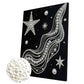 DIY Pearl Painting With Frame - Handmade Self-Adhesive Pearls - Starry Silk (30*40cm) B