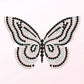 DIY Pearl Painting With Frame - Handmade Self-Adhesive Pearls - Butterfly (30*30cm) H