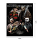 Horror Film Wall Art Posters Picture Craft Kit Gift Home Living Room Decoration