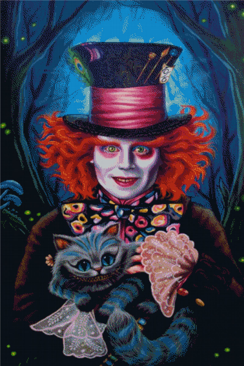 full round square diamond painting hatter