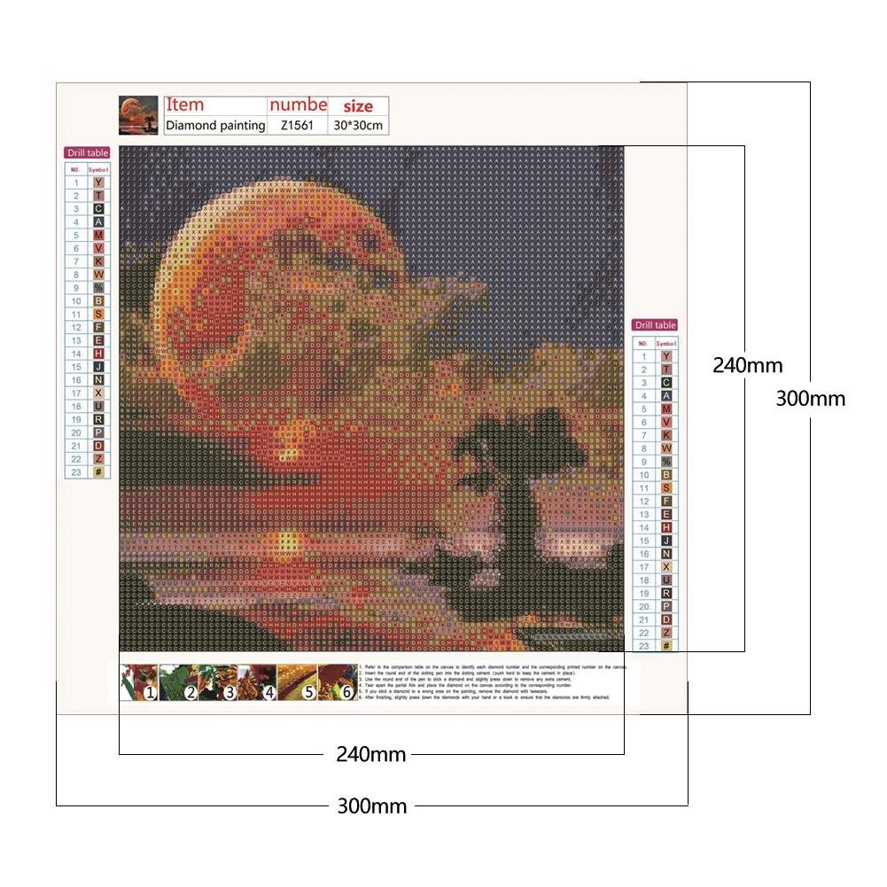 Diamond Painting - Full Round - Full Moon 2