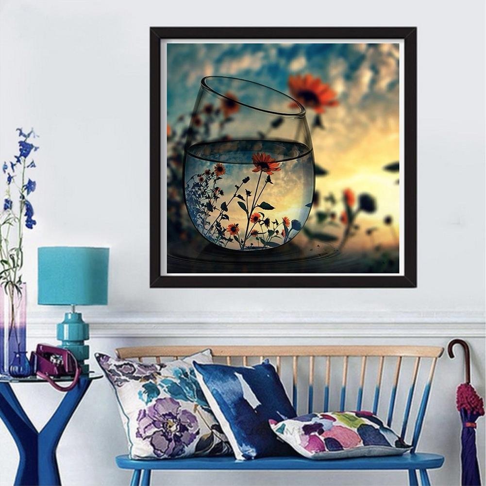 Diamond Painting - Full Round - Cup Flower A