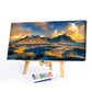 No Frame Mountain Landscape Canvas Acrylic Paint Handpainted Gift