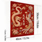 DIY Pearl Painting With Frame - Handmade Self-Adhesive Pearls - Loong and Phoenix (40*50cm)