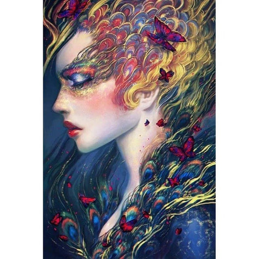 Woman 40x50cm Oil Paint By Numbers Picture DIY Painting