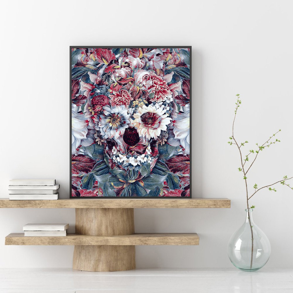 Paint By Number - Oil Painting - Skull Head (40*50cm) C