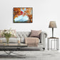 Painting By Numbers Kit DIY Far Mountain Hand Painted Canvas Home Wall Decor