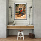 Diamond Painting - Full Round - Baseball Dog