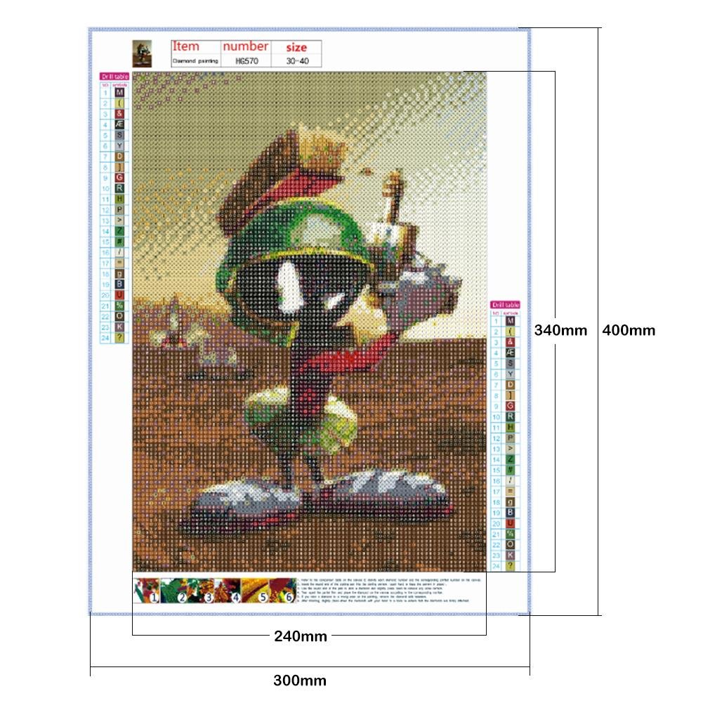 Diamond Painting - Full Round - Marvin the Martian