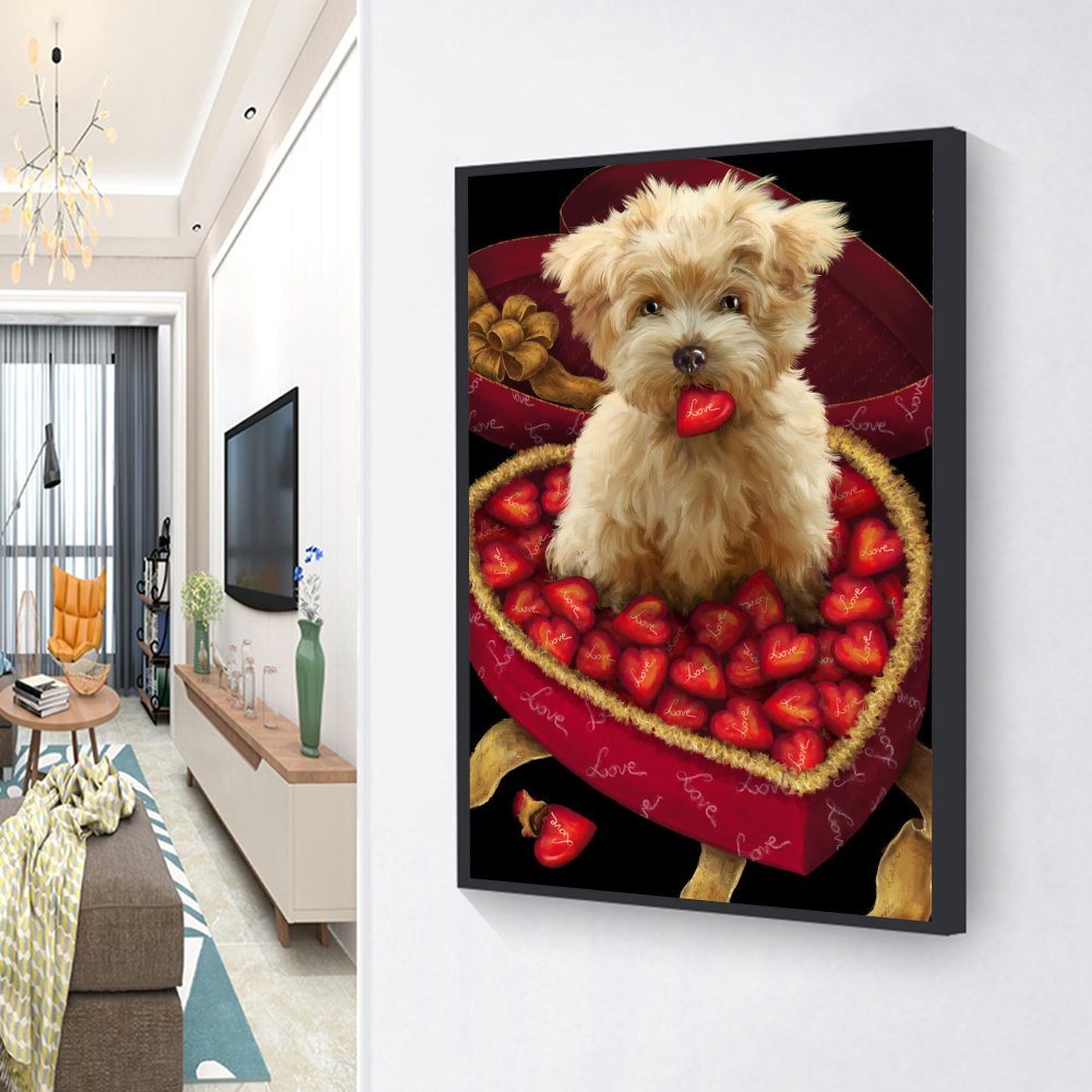 Diamond Painting - Full Round - Dog 27