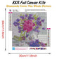 Diamond Painting - Full Round - Purple Flower B