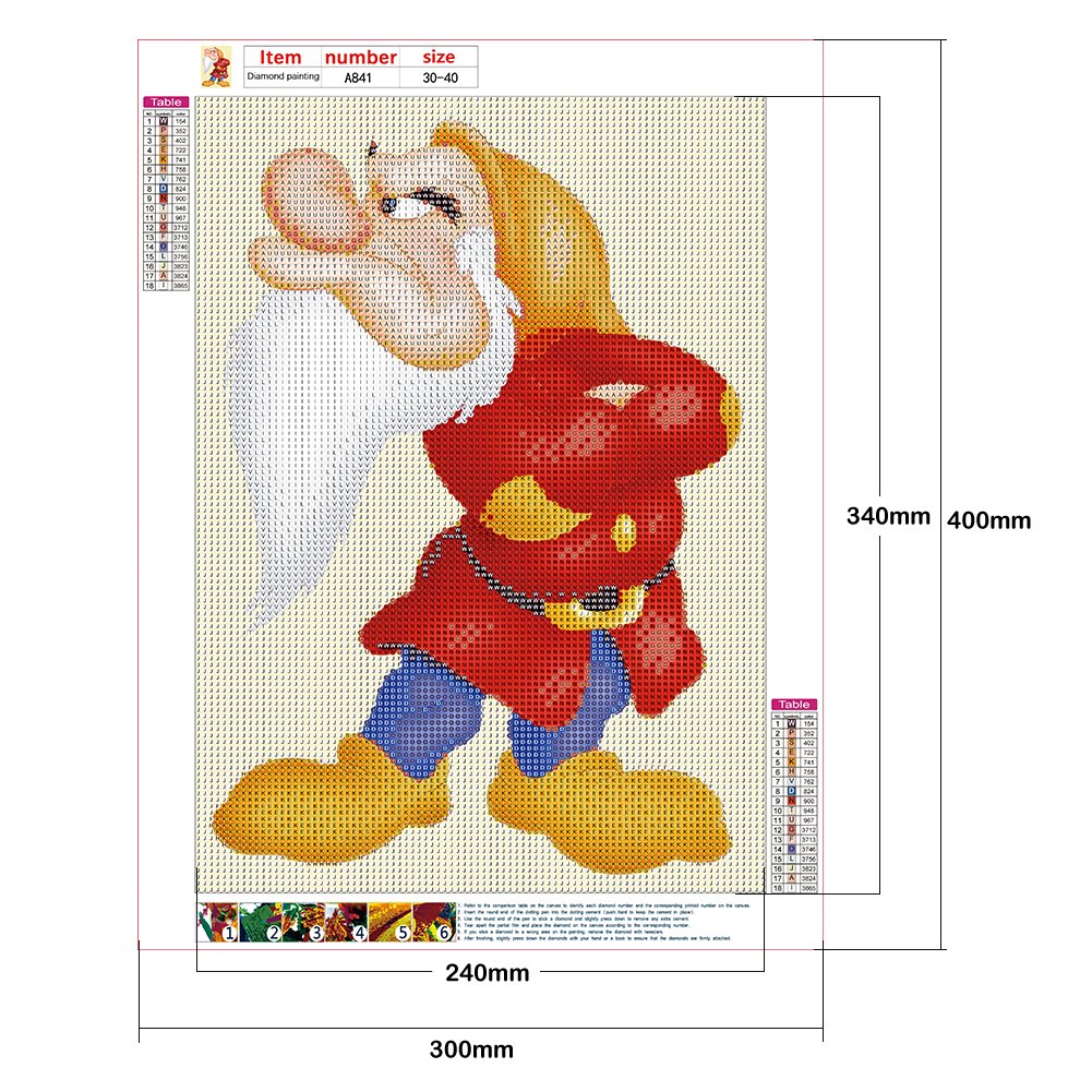 Diamond Painting - Full Round - Cartoon Elder