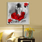Diamond Painting - Partial Round - Rose Girl
