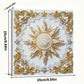 DIY Pearl Painting With Frame - Handmade Self-Adhesive Pearls - Sun (25*25cm)