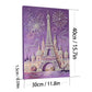 DIY Pearl Painting With Frame - Handmade Self-Adhesive Pearls - Castle (30*40cm)