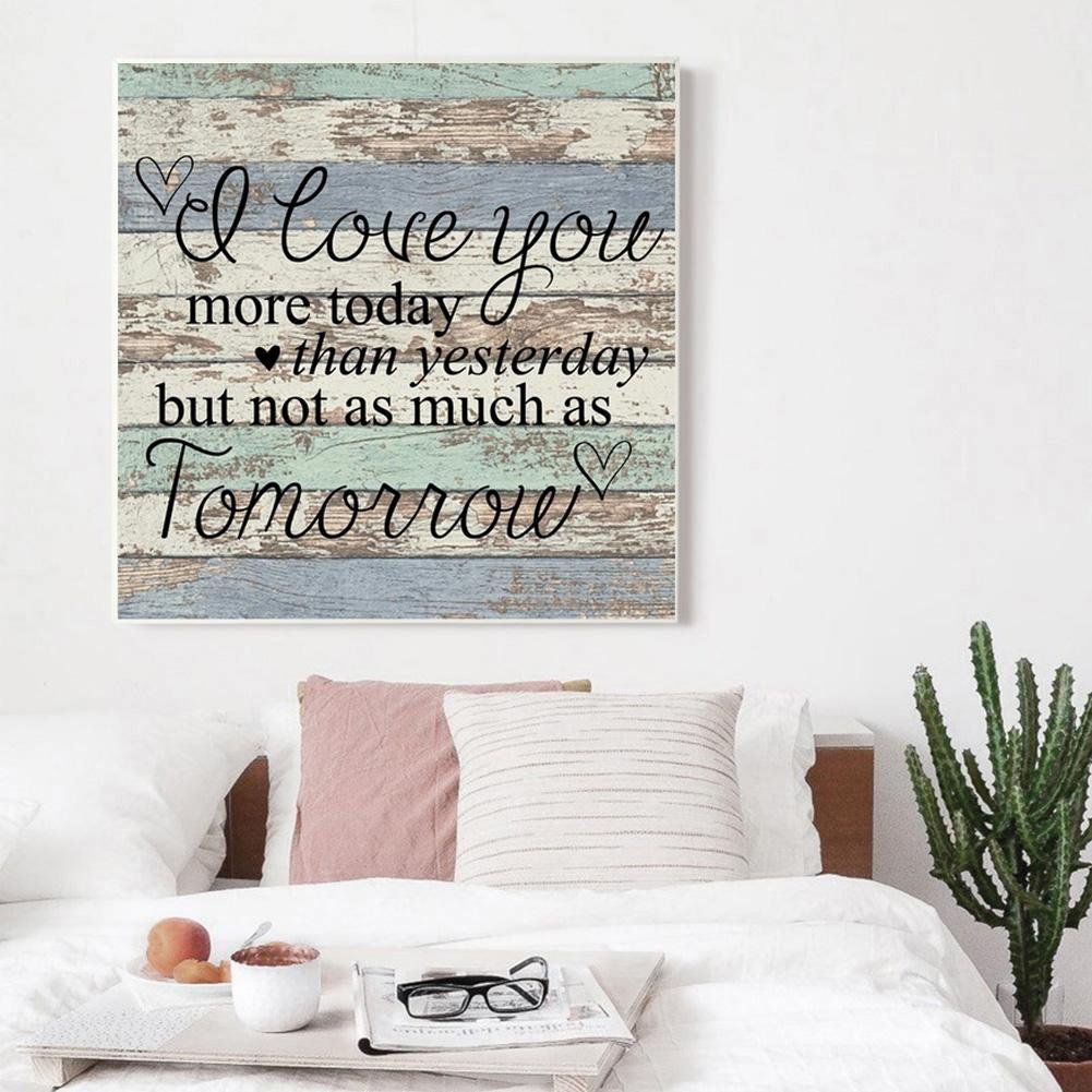 Diamond Painting - Full Round - I Love You A