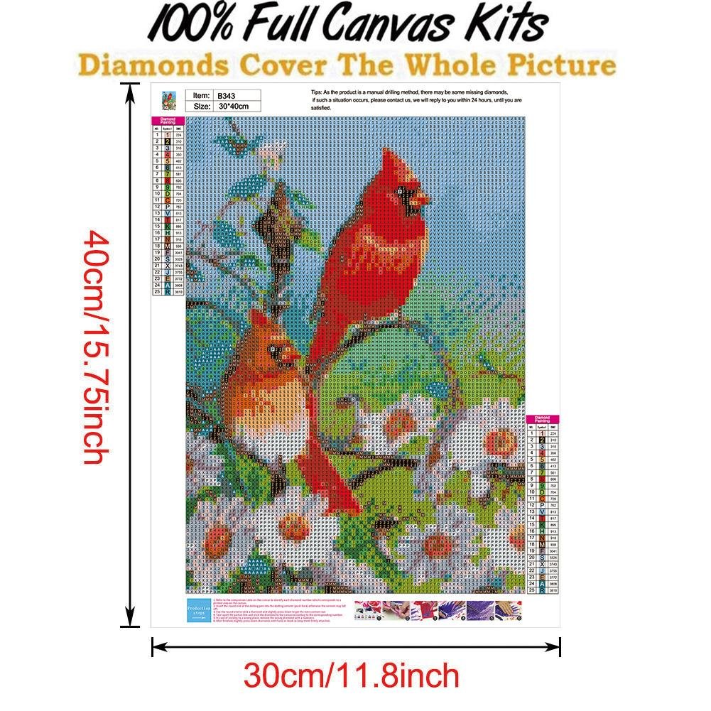 Diamond Painting - Full Round - Birds F