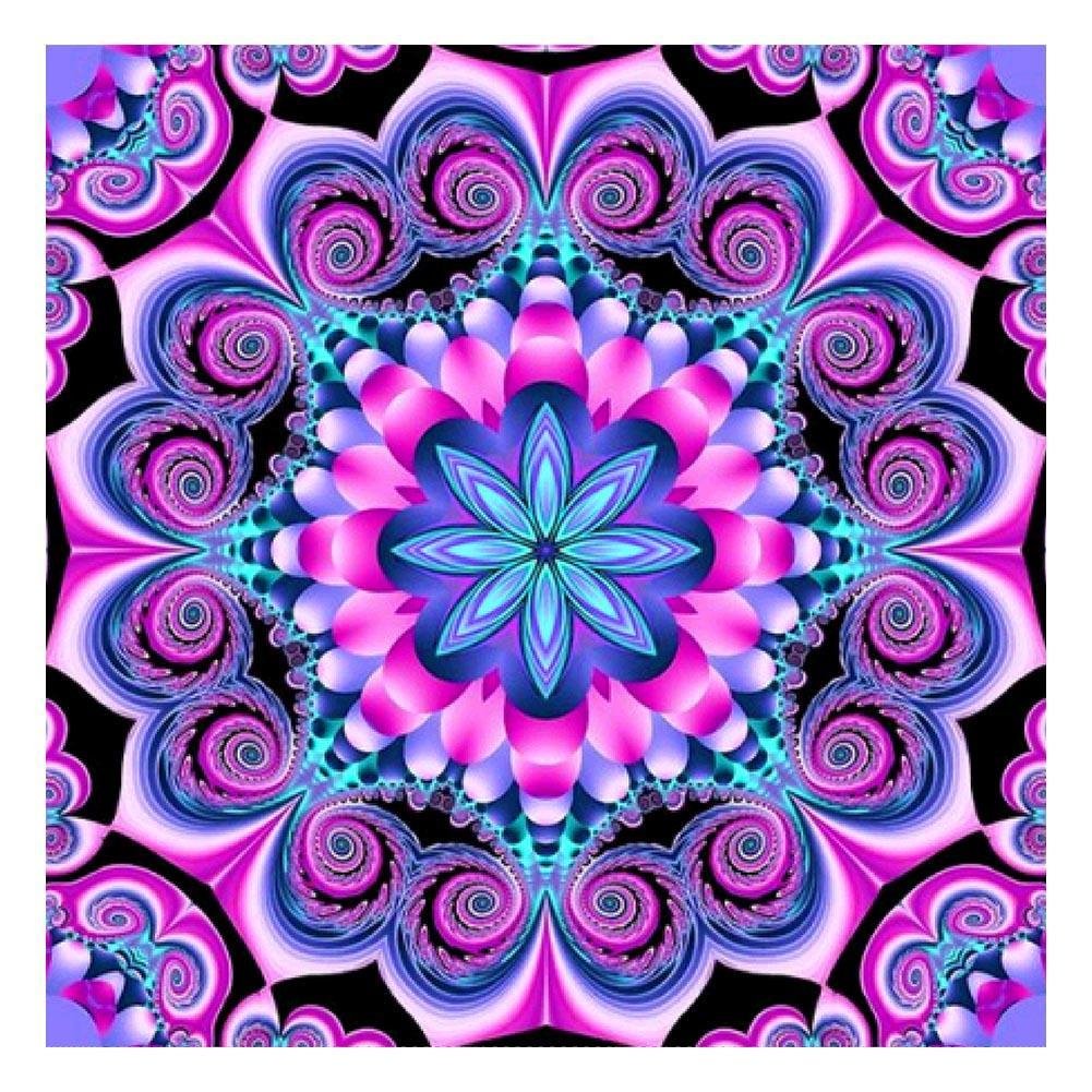 Diamond Painting - Full Round - Mandala Geometric Flower
