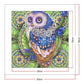 DIY 5D Crystal Rhinestone Diamond Painting Kit Blue Owl