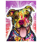 5D Diy Diamond Painting Kit Full Round Beads Colorful Dog