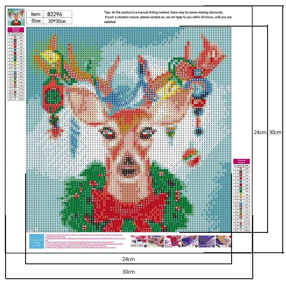 Diamond Painting - Full Round - Lucky Deer