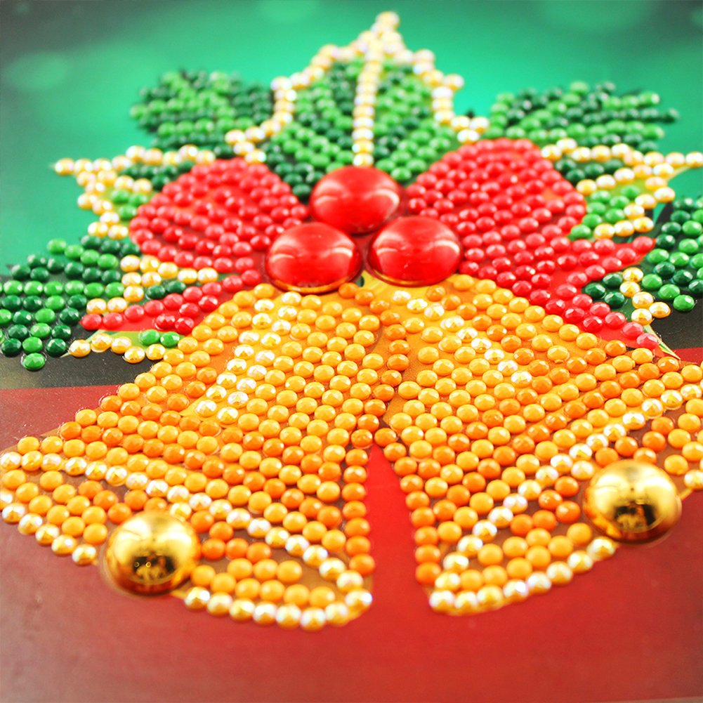 DIY Diamond Painting Greeting Card - Christmas Bell