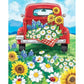 5D Diy Diamond Painting Kit Full Round Beads Flower Car