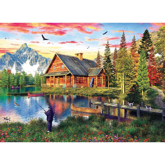 5D Diy Diamond Painting Kit Full Round Beads Countryside View