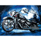 5D Diy Diamond Painting Kit Full Round Beads Motorcycle