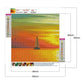 Diamond Painting - Full Round - Sunset Ship